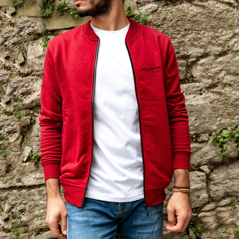 Mustafa Kemal Atatürk Signature Sweatshirt - Türkei Ata Geschenk